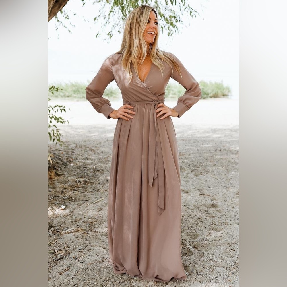 Baltic Born Lydia Maxi Dress with Long Sleeves